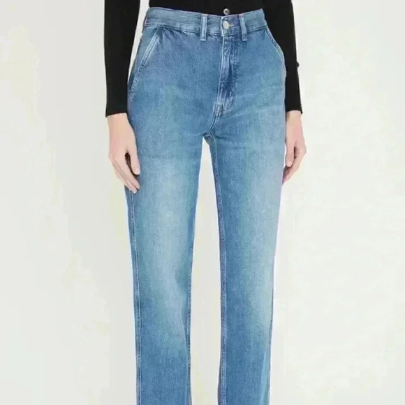 Frame Le Pixie Jane High Waist Straight Leg Trouser Jean - Picture 2 of 11